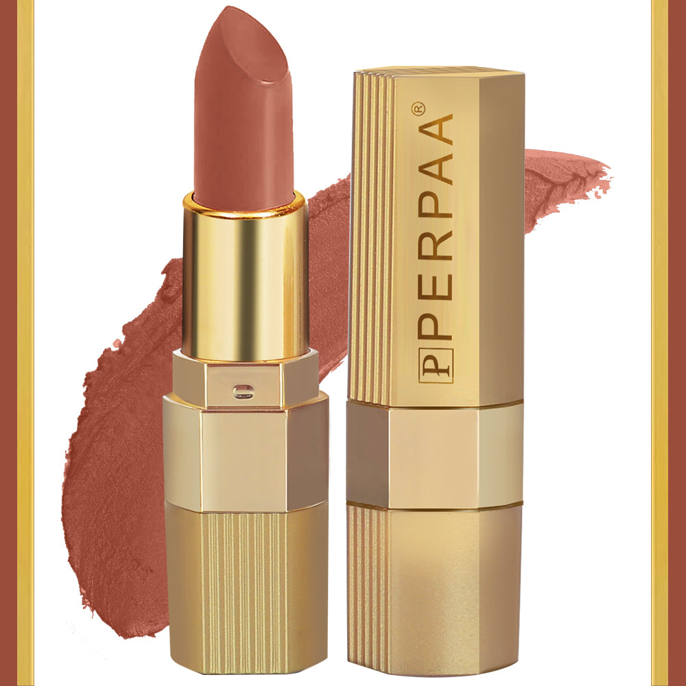 PERPAA® Xpression Matte Lipstick Waterproof Enriched with Vitamin E One Stroke Application