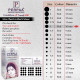 PERPAA Premium Velvet Sticker Kumkum Bindi Box of 15 Flaps - Pottu for Women,Ladies, Girls (Size 3, Diameter 10mm, Black)