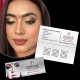 PERPAA Premium Velvet Sticker Kumkum Bindi Box of 15 Flaps - Pottu for Women,Ladies, Girls (Size 10, Diameter 1.75mm, Black)