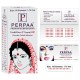 PERPAA Premium Velvet Sticker Kumkum Bindi Box of 15 Flaps - Pottu for Women, Ladies, Girls Pack of 2 (Size 10, Diameter 1.75mm, Light Maroon)