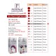 PERPAA Premium Velvet Sticker Kumkum Bindi Box of 15 Flaps - Pottu for Women, Ladies, Girls Pack of 2 (Size 4, Diameter 8mm, Light Maroon)