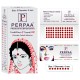 PERPAA Premium Velvet Sticker Kumkum Bindi Box of 15 Flaps - Pottu for Women, Ladies, Girls (Size5, Diameter 6mm, Light Maroon)