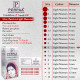 PERPAA Premium Velvet Sticker Kumkum Bindi Box of 15 Flaps - Pottu for Women, Ladies, Girls (Size6, Diameter 5mm, Light Maroon)