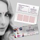 PERPAA Premium Velvet Sticker Kumkum Bindi Box of 15 Flaps - Pottu for Women, Ladies, Girls (Size8, Diameter 2.5mm, Light Maroon)