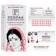 PERPAA Premium Velvet Sticker Kumkum Bindi Box of 15 Flaps - Pottu for Women, Ladies, Girls (Size9, Diameter 2mm, Light Maroon)