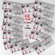 PERPAA Premium Velvet Sticker Kumkum Bindi Box of 15 Flaps - Pottu for Women,Ladies, Girls (Size 5, Diameter 6mm, Red)