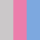 Baby Pink, Ice Blue, Texture Silver 