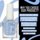 PERPAA Colorich Vegan Nail Polish 21 Chemical Free Formula Quick Dry Long Lasting Nail Paints 10ml (Texture Blue)