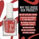 PERPAA Colorich Vegan Nail Lacquer - Bold Red – 10 ml - Dries in 45 seconds - Quick-drying, Chip-resistant, Long-lasting. Glossy high shine Nail Enamel/Polish for women.
