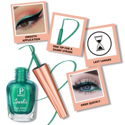 PERPAA Christmas kit for women combo pack of Lipstick Eyeliner Nail polish (01L-03E-115N)