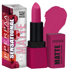 PERPAA® Sensational Matte Lipstick Highly Pigmented with Vitamin E Creamy Matte Lipstick Long Lasting 3.5gm (Pink Passion)