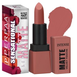 PERPAA® Sensational Matte Lipstick Highly Pigmented with Vitamin E Creamy Matte Lipstick Long Lasting 3.5gm (Next to Nude)