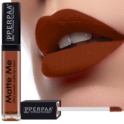 PERPAA® One Stroke Matte Liquid Lipstick (Brown Woods, 5 ml)