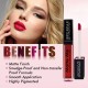PERPAA® One Stroke Matte Liquid Lipstick 5ml Reddish Pink