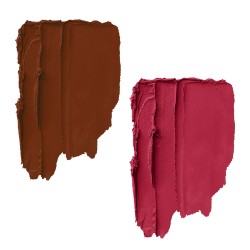 PERPAA® One Stroke Matte Me Liquid Lipstick Pack of 2 (5 ml Each ) Reddish Pink ,Brown Wood
