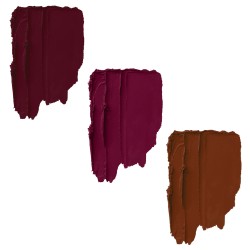 PERPAA® One Stroke Matte Me Liquid Lipstick Pack of 3 (5 ml Each) Brown Wood ,Maroon Berry ,Rich Plum