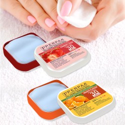 PERPAA® Nail Polish Remover Cotton Pads , Wet Wipes Pack of 2 Strawberry , Orange