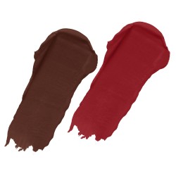PERPAA® Power Stay Liquid Matte Lipstick - Waterproof Combo of 2 (Upto12 Hrs Stay) Bon Bon Brown , Apple Red