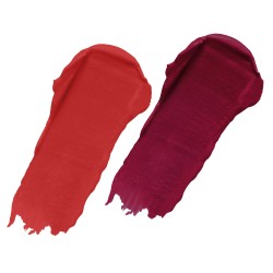 PERPAA® Power Stay Liquid Matte Lipstick - Waterproof Combo of 2 (Upto12 Hrs Stay) Flirty Red, Cherry Red
