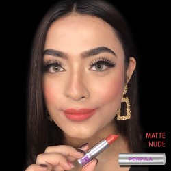 PERPAA® Push, Pop & Play Lipstick, LipColor Enrich with Vitamin E ,Matte Bullet Lipstick 3.5 g