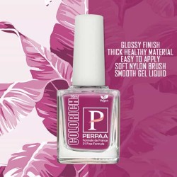 PERPAA Colorich Vegan Rani Pink nail polish, No Toxin Nail Lacquer, Long Lasting, Chip Resistant, Vegan, Quick Dry & Cruelty-Free Nail Paint Enamel, Glossy Finish 10ml