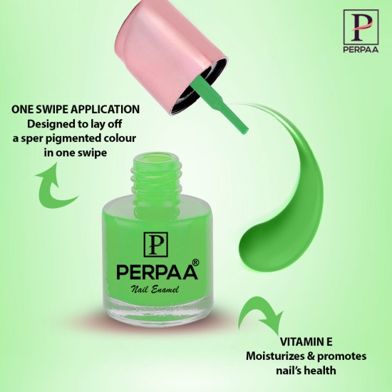 PERPAA® Quick-Drying Long-Lasting Gel Based Glossy Nail Polish 