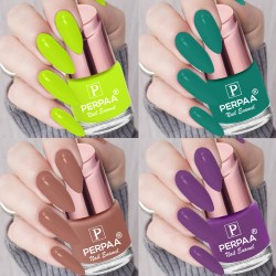 PERPAA® Super Stay Quick-Drying, Long-Lasting Gel Based Nail Care Combo Set of 4 (7.5ml Each)