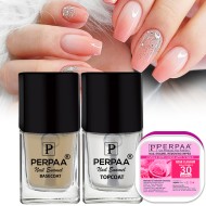 PERPAA® Trendy Long-Lasting Gel Based ,Quick-drying Nail Care Combo Set of 2 (5ml Each)  