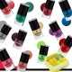 PERPAA® Trendy Quick-drying, Long-Lasting Gel Based Nail Polish Set of 12 Pcs 5ml each x 12 Pcs, MultiColor Combo (FREE NAIL WIPES) (Multicolor Combo No. 30)