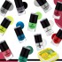 PERPAA® Premium Gel Based Nail Polish Set of 12 Pcs 5ml each x 12 Pcs, MultiColor Combo with FREE NAIL WIPES (Multicolor Combo no.35)