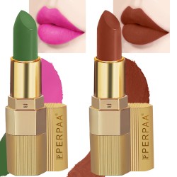 PERPAA® Xpression Sensational Creamy Matte Lipstick Weightless 2 Piece (5-8 Hrs Stay)
