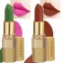 PERPAA® Xpression Sensational Creamy Matte Lipstick Weightless 2 Piece (5-8 Hrs Stay) Natural Pink ,Matte Rust Brown
