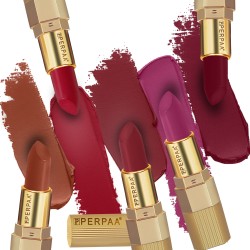 PERPAA® Xpression Sensational Creamy Matte Lipstick Weightless 5 Piece (5-8 Hrs Stay) Rust Brown ,Magenta ,Apple Red ,Maroon ,Bold Maroon